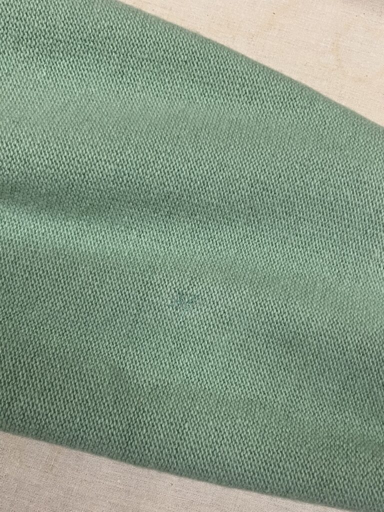 ヴィンテージ・マックジョージ・レディス・スーパージーロングアーガイル・カーディガン・ミント