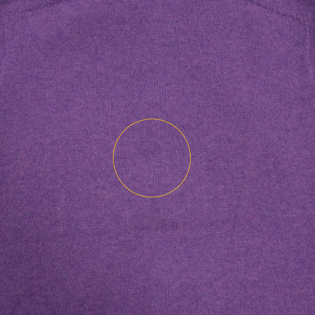 ハーレーオブスコットランド・スーパーファインラムズウール・カーディガン・ラプチュア